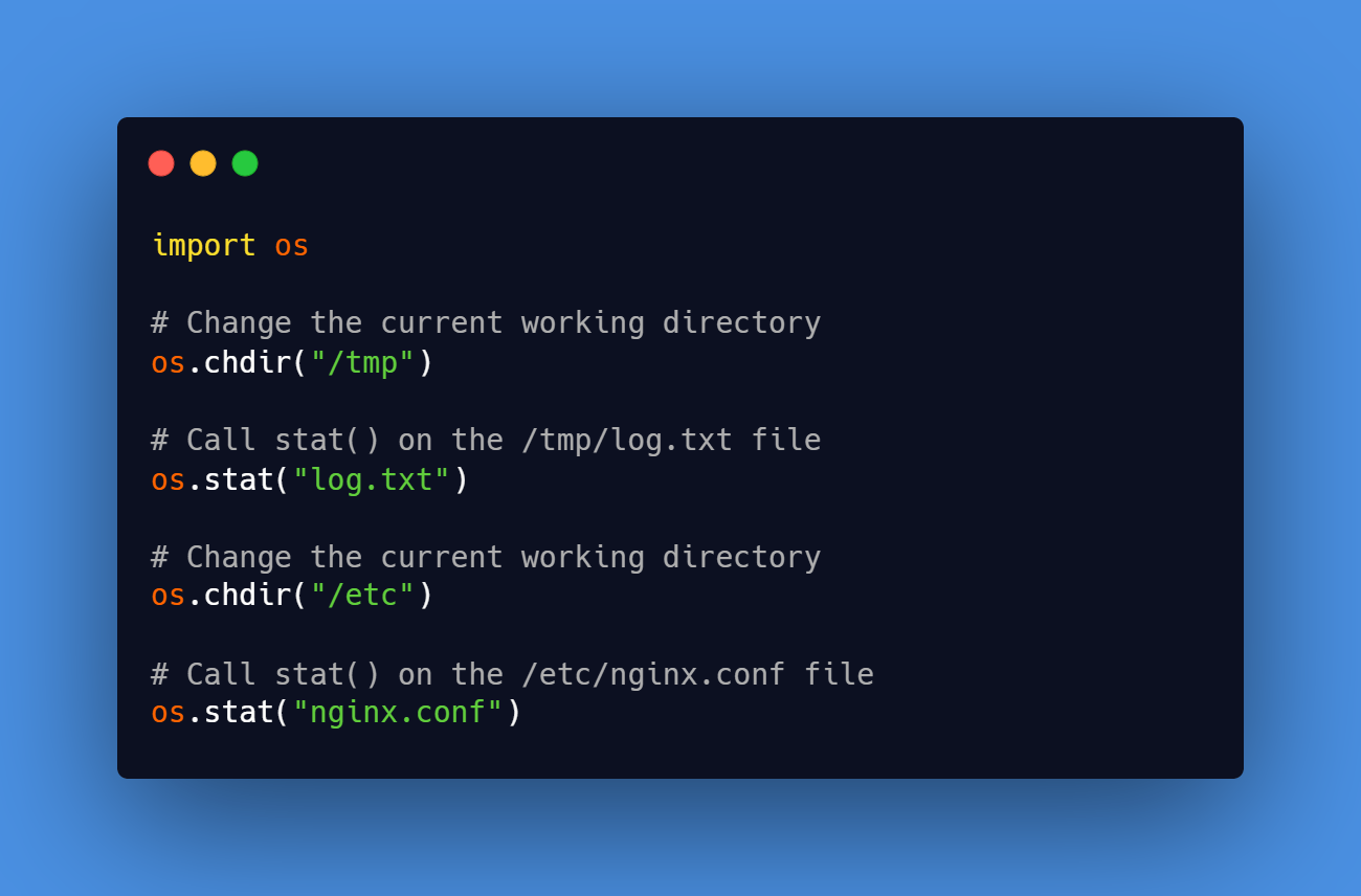 How to Change the Working Directory in Python
